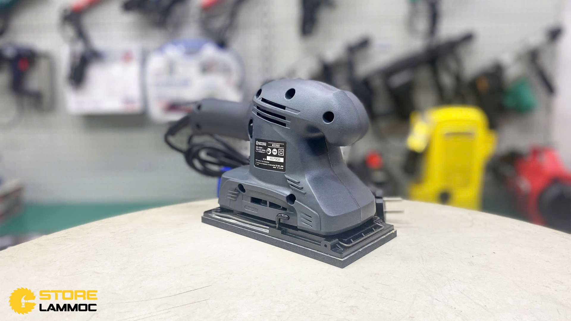 Máy chà nhám rung chữ nhật Kyocera AS-350